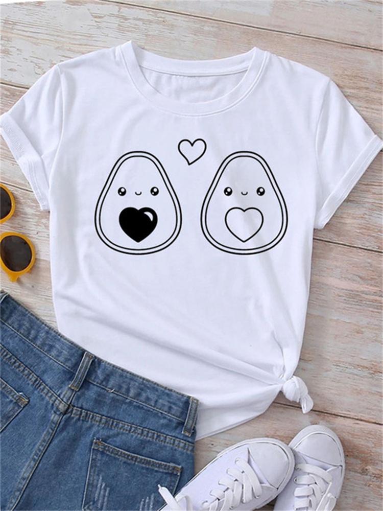 Maycaur Новая летняя забавная женская футболка с принтом арбуза и фруктов Harajuku Белые футболки с рисунком повседневные женские топы женская одежда