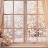 High Quality137pcs Christmas Snowflake Window Clings - PVC Static Decals for Glass - No-Electricity Holiday Decor - Reusable Winter Season Decoration