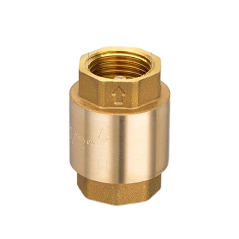 Thickened Brass Check Valves 6 Inch Vertical Design Leakproof Seal For Industrial And Home Use Preventing Reverse Flows