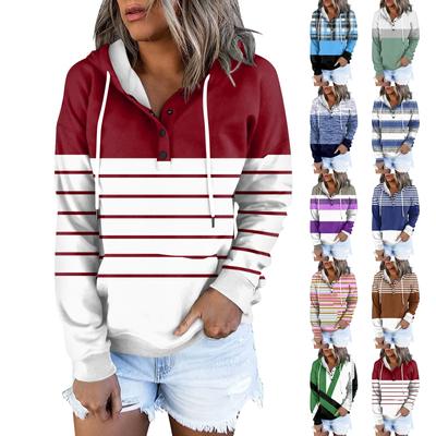 Женская повседневная модная толстовка с длинными рукавами и круглым вырезом с принтом