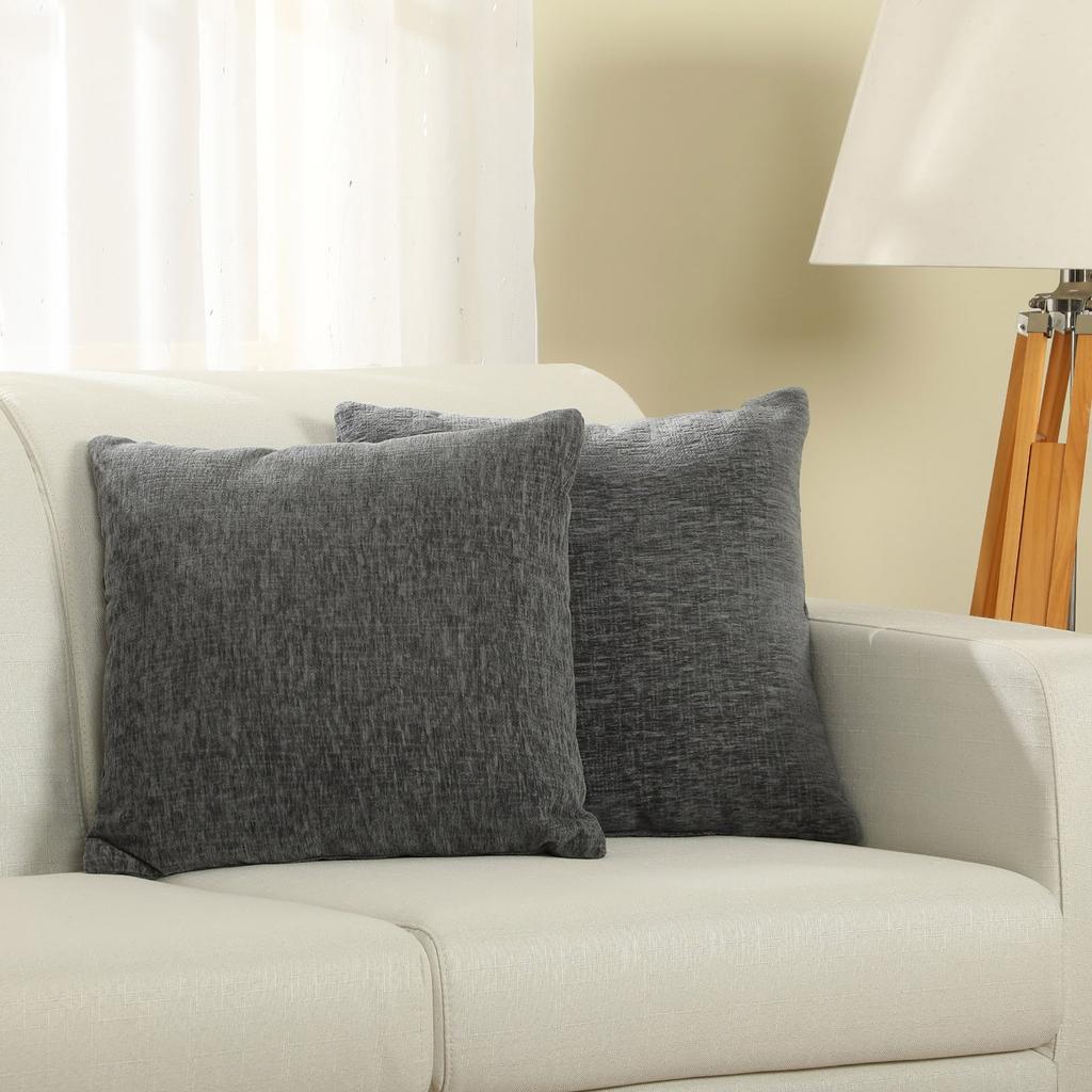 Cushion Cover Home Thickened Linen Pillowcase, Sofa Pillow, Bedhead Soft Package Cushion 2PC