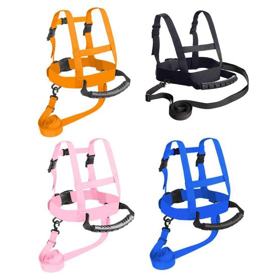 Тренажер для катания на лыжах для малышей Yousheng со съемным поводком, регулируемый быстроразъемный ремень для лыжного снаряжения, сноуборда, тренировочный ремень