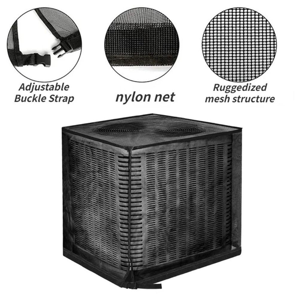 Сетчатый чехол для наружного кондиционирования воздуха, всесезонный чехол для наружного блока от пыли