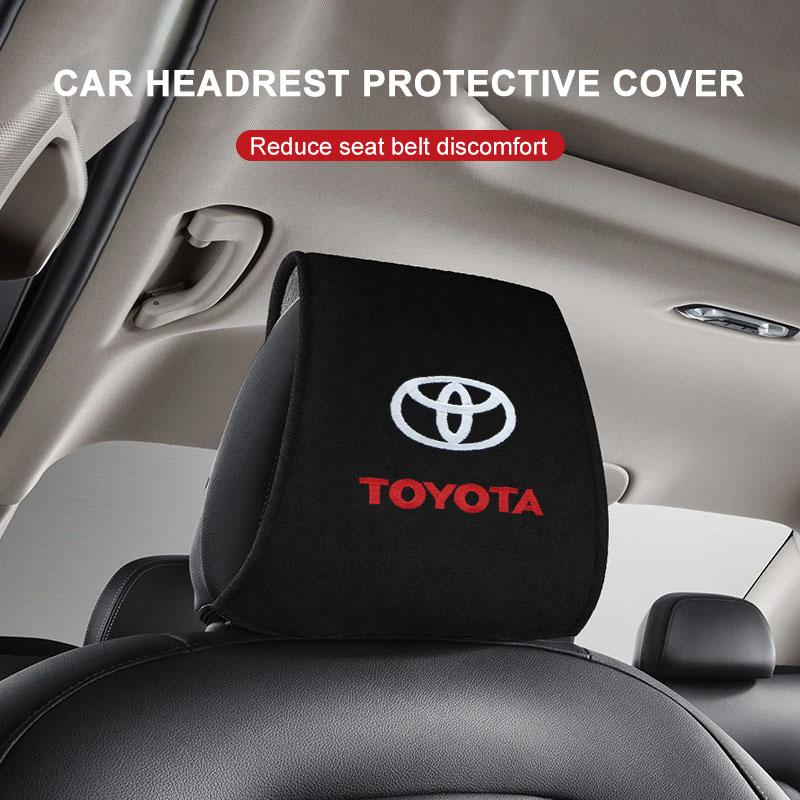 Car Seat Back Headrest Pillow Storage Bag Dustproof Cover For Toyota Avalon Mirai Avensis Prado Hilux VVT-I 4WD Corolla Sw4 TRD
