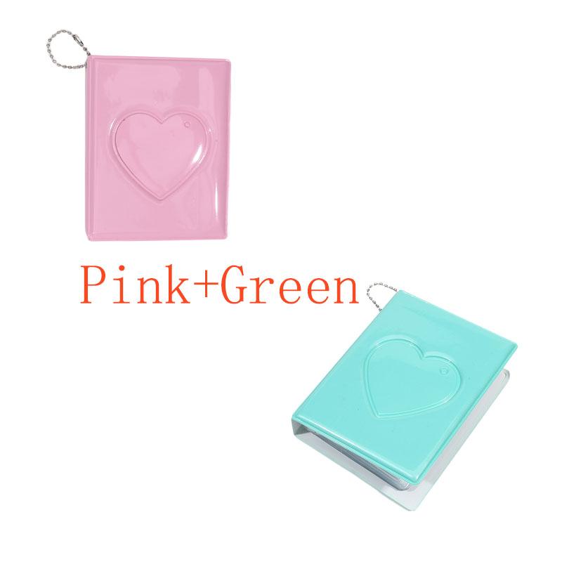 Kpop Photocards Binder Cute Photo Album Mini Photocard Holder 3 Inch Love Heart Hollow Collector Book Binding Machine Album