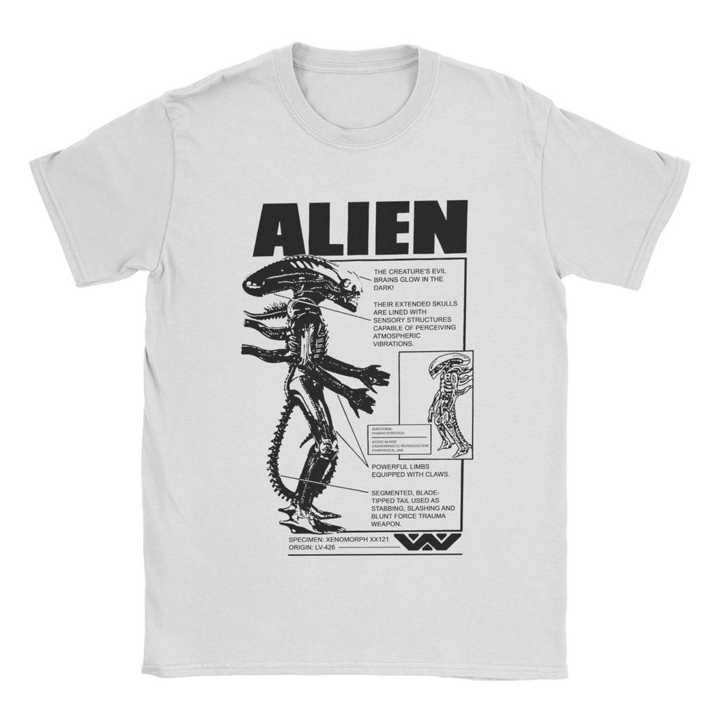 Футболка Alien Specimen Movie, мужская хлопковая забавная футболка с круглым вырезом, футболка с коротким рукавом, подарок на день рождения