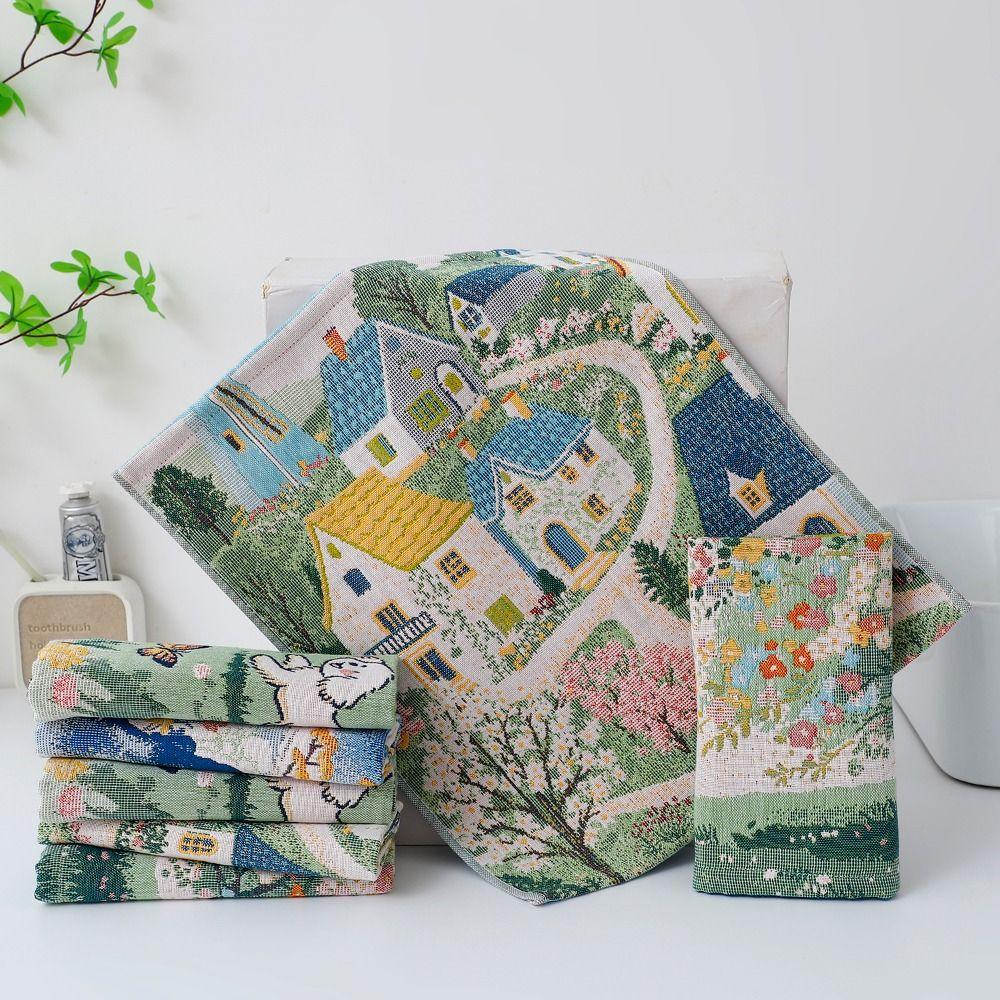4 Layer Cotton Gauze Large Hand Towel Soft Kitchen Towel Pure Cotton Face Towels  Home Restaurant