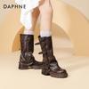 Женские ретро-вестерн ботфорты Daphne на массивном каблуке