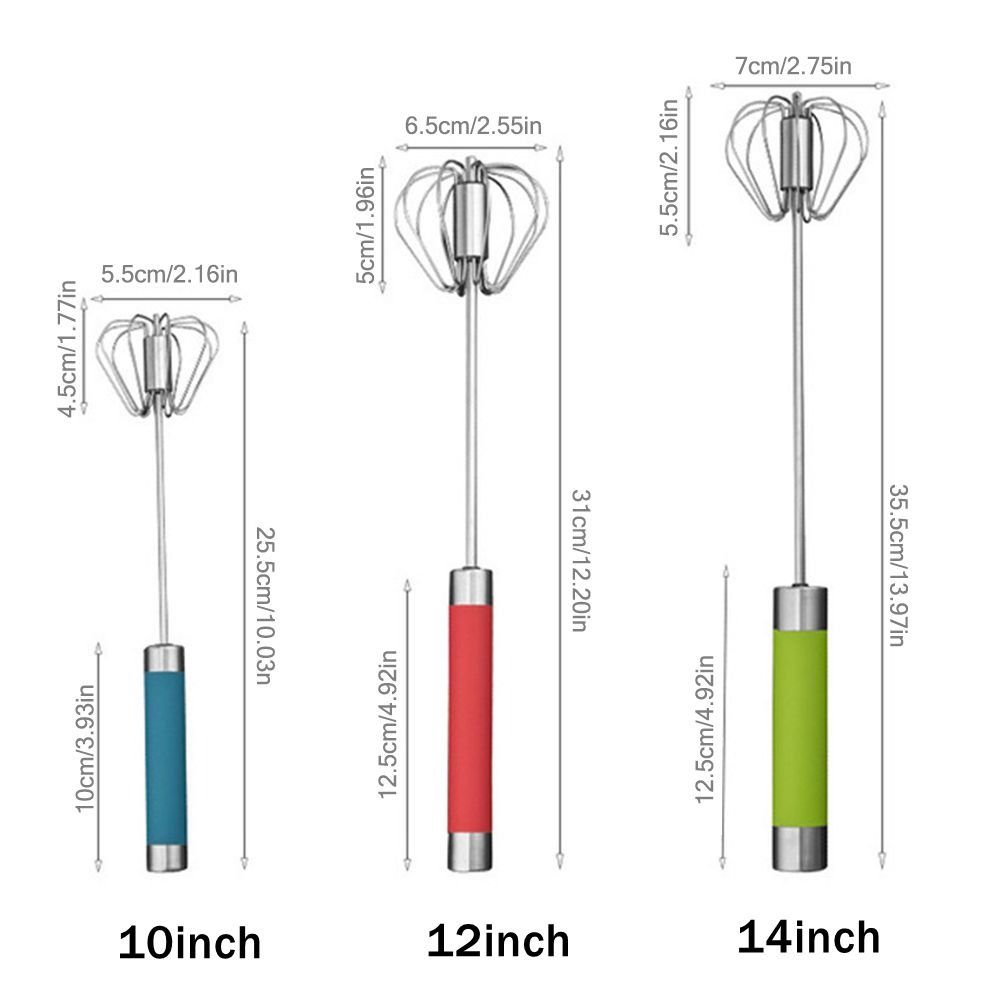 Стальной венчик для яиц, кухонный инструмент, полуавтоматический венчик для яиц, ручной толкатель, роторный венчик, блендер, венчик