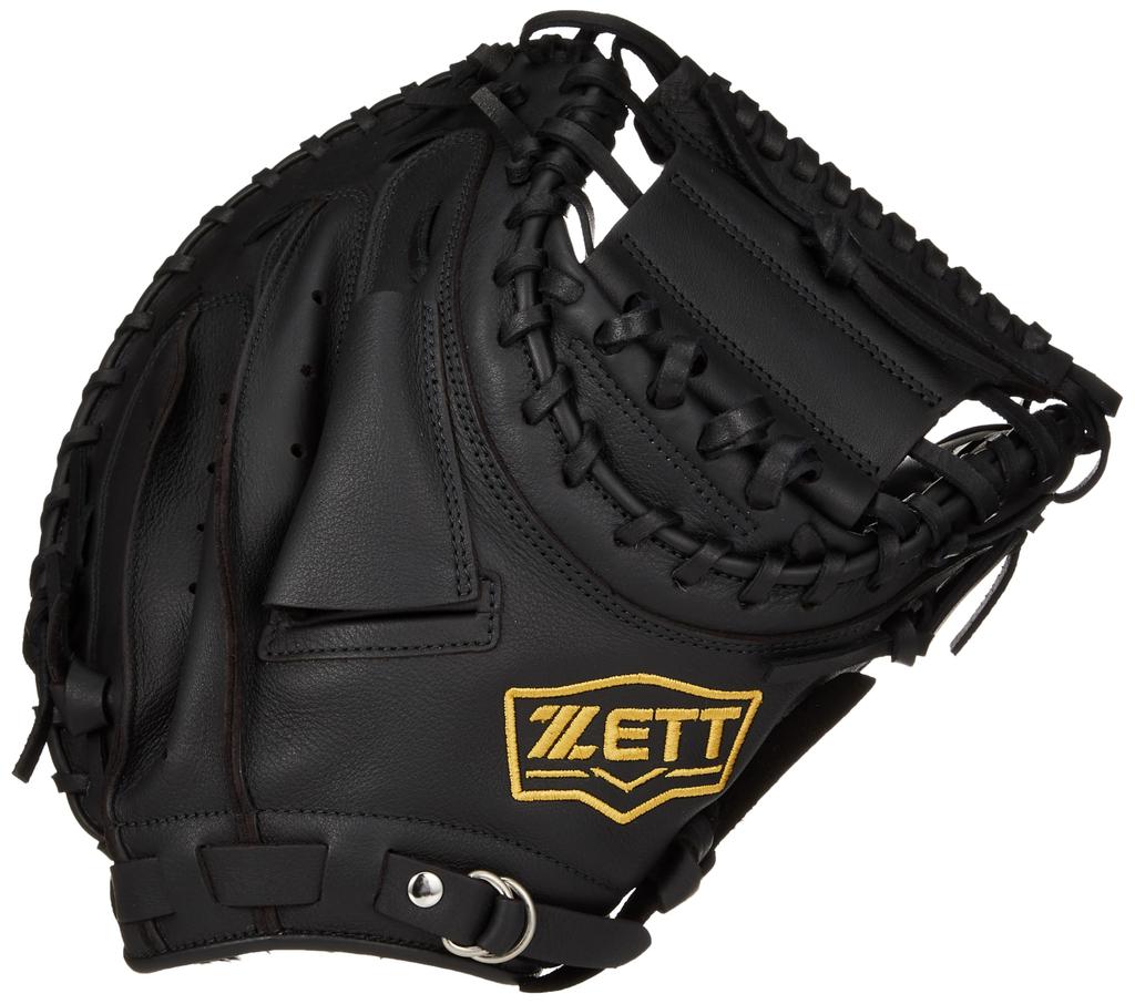 ZETT Litex Catch Black BSCB56912L Baseball/Softball Mitt, Right-Handed Throw, (1900),