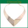 Creativity Shaped V Metal Women Collar Necklace With Fashion Geometric Design