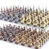 24PCS/SET WW2 Military Soldiers Rifle Weapons Gun Figures Parts Blocks Assembly DIY Model Building Kits Toys