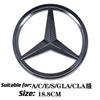 1Pcs ABS Car Front Grille Badge for Mercedes Benz W204 W205 W210 W211 W212 W213 C E Class GLA GLK ML GLC GLE Decal Cover Emblem AT1