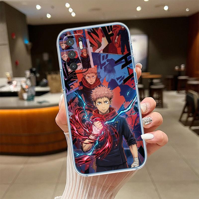 NH27 G-Gojo S-Satoru Transparent Phone Case for Samsung Galaxy A04 A04S A14 A23 A34 A54 M23 M33 M52 M53