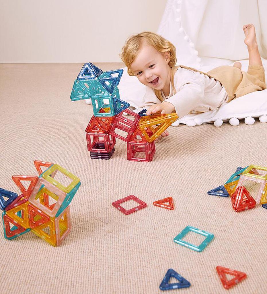 Магнитный конструктор, игрушка-конструктор для мальчиков и девочек, магнитные строительные блоки, магнит, развивающая игрушка для детей