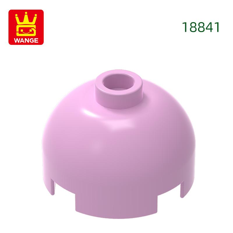 116 шт./лот 18841 Круглый 2x2 Кирпич с куполом-шариком, имеющий 1 отверстие, Кирпичики Moc, Цветные Аксессуары, Совместим с Кирпичиками DIY, Детская Игрушка