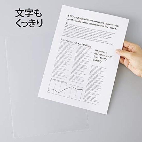 Plus High Transparency Recycled Clear Holder 10 Sheets x Packs 100 A4 Rounded Corners 89-188