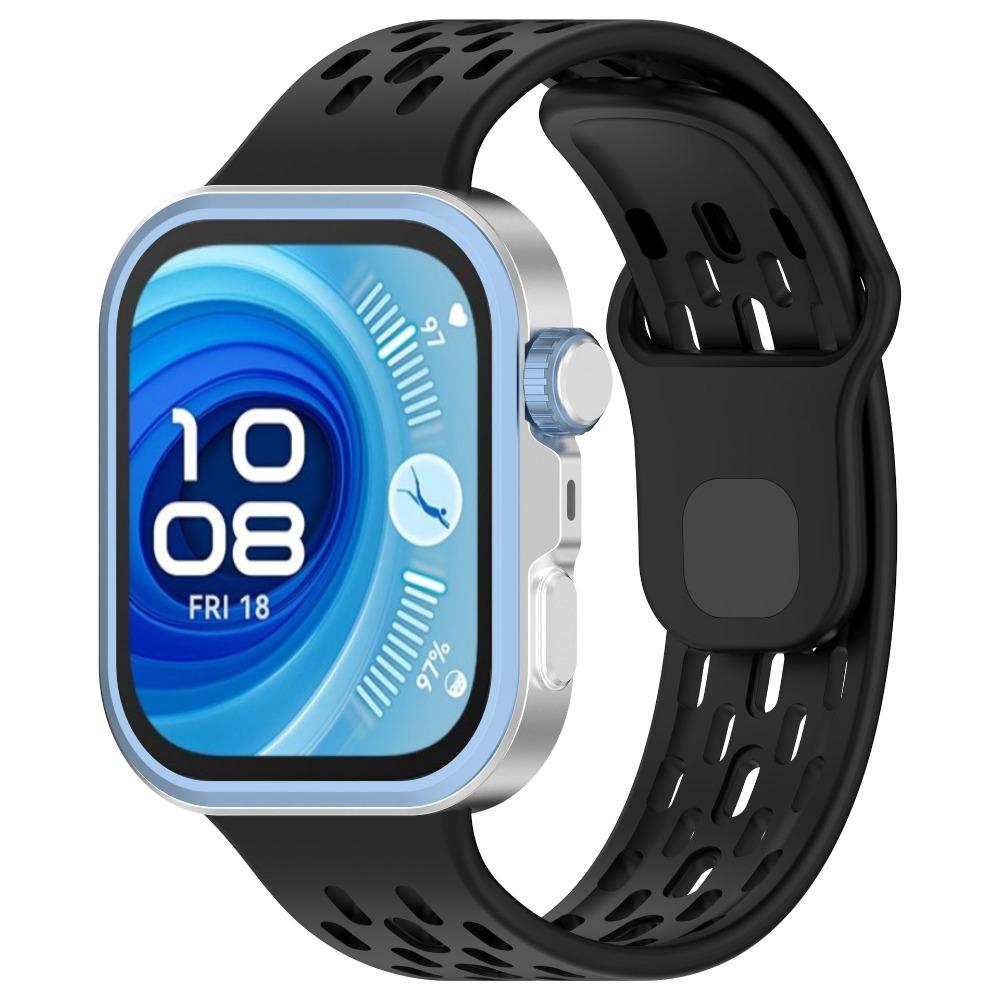 Дышащий силиконовый ремешок для Huawei Watch Fit 5Pro /4 Pro Спортивный браслет на запястье Для Huawei Watch Fit 5/4/Fit 3 Аксессуары для ремешка