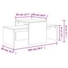 Coffee Table Set Concrete Grey 100 x 48 x 40 cm Particleboard