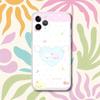 Милые наклейки M-Mamegoma Прозрачный чехол для телефона для iPhone 17,13,15,12,11,14,16 Pro Max Mini 7,8 Plus SE4,17E Air Cover Fundas