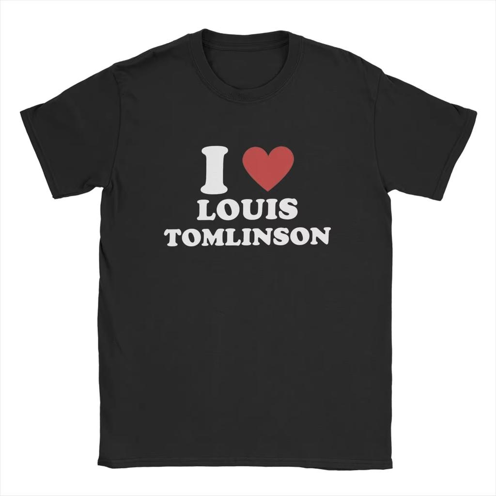 I Love Louis Tomlinsons Men WomenT Shirt Faith Future Singer Amazing Tee Shirt Crewneck T-Shirt Cotton Plus Size Tops