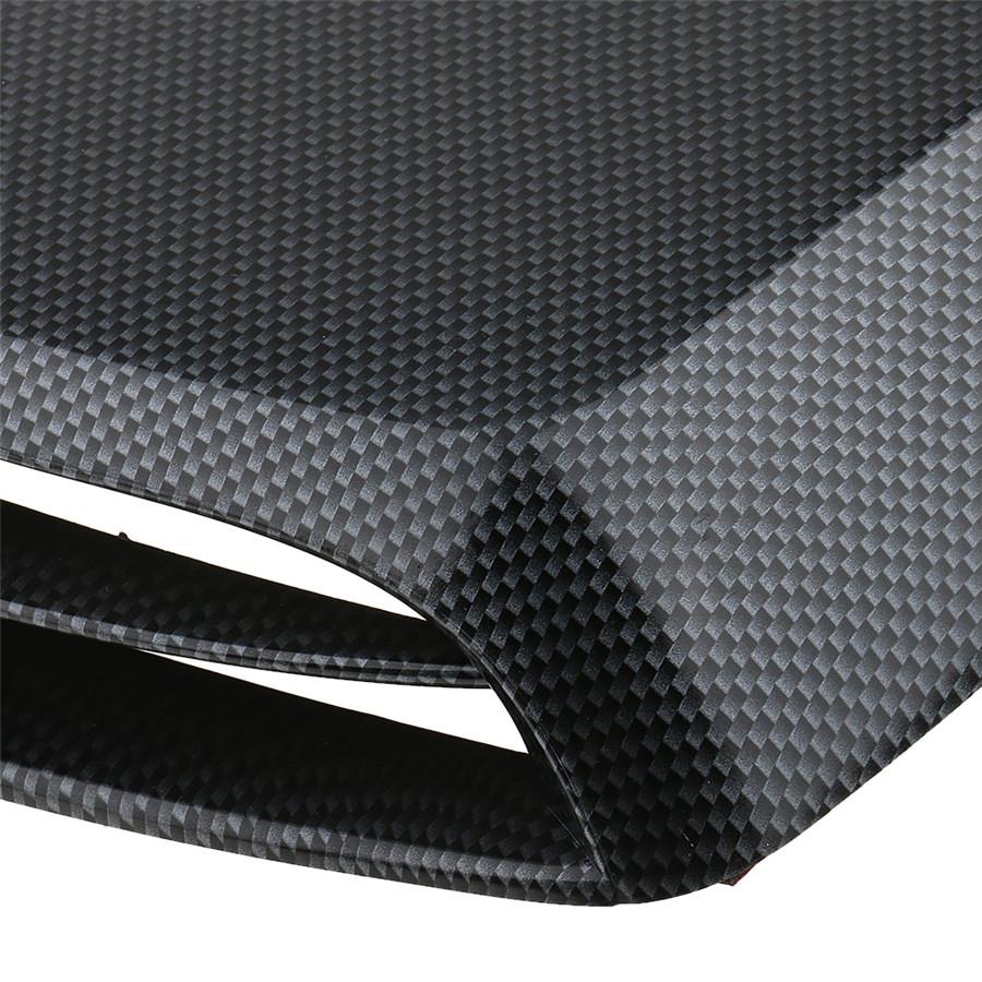 1PC Universal Carbon Fiber Car Accessories Decorative Air Flow Intake Hood Scoop Vent Bonnet Cover