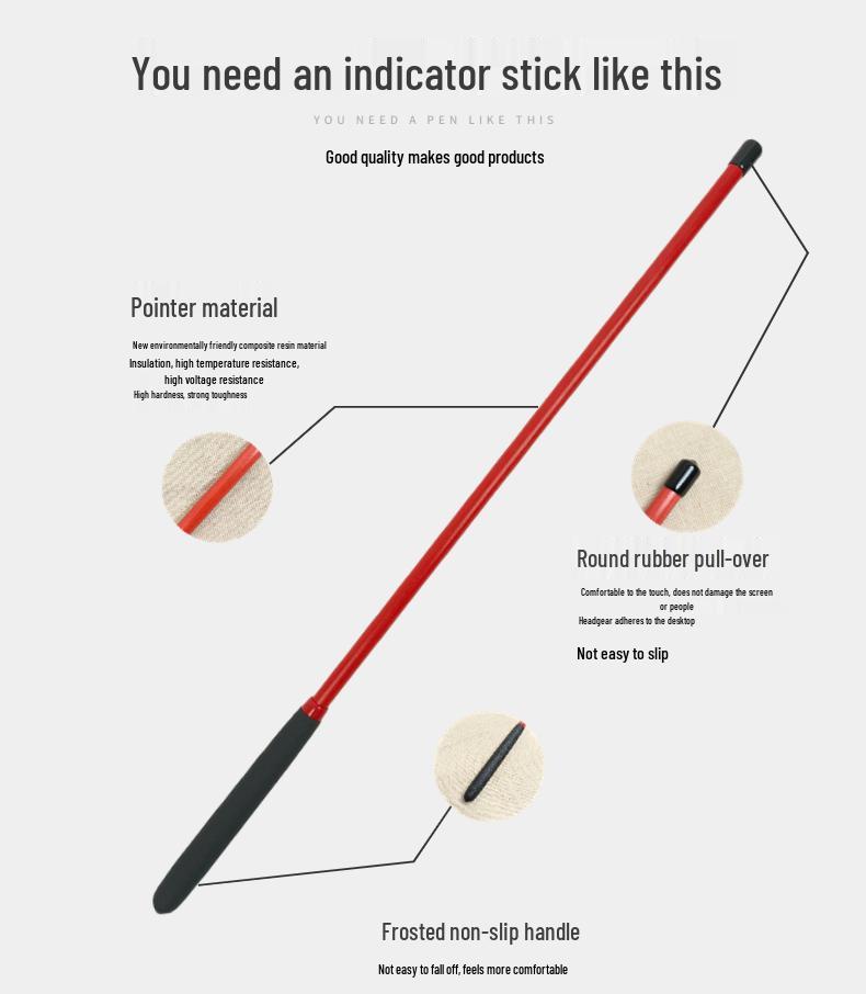 Учительская дисциплинарная указка - Ротанговая линейка для образовательного использования