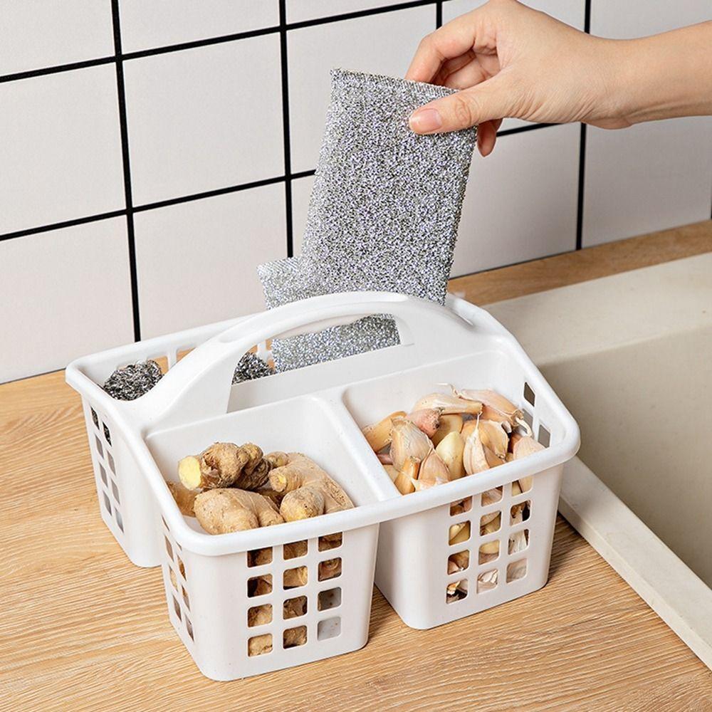 Simple Hollow Out Storage Basket Functional Washing Basket Storage Holder For Bathroom/Toilet