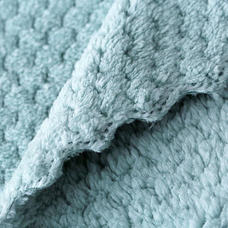 Мягкие кухонные полотенца из микрофибры, суперабсорбирующие тряпки для мытья посуды, антипригарные тряпки для вытирания масла, бытовые полотенца для уборки