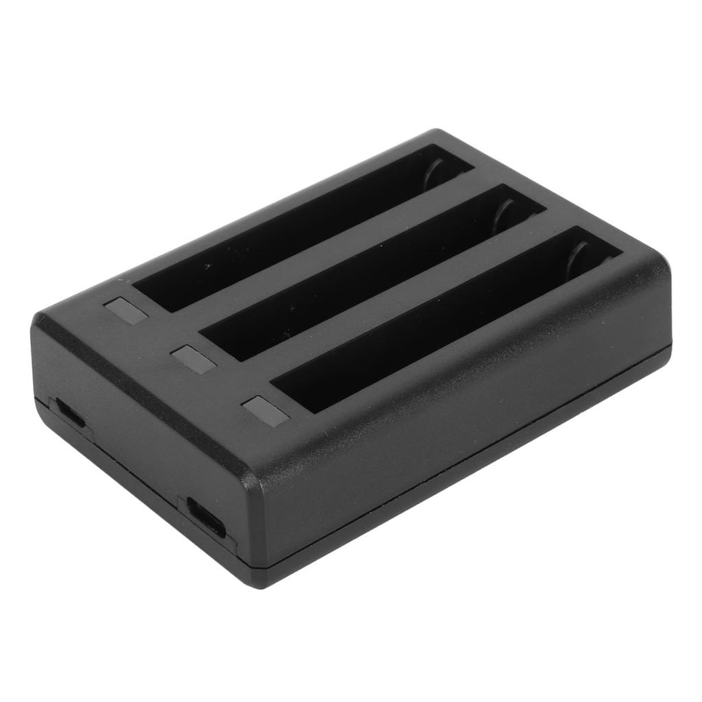 Battery Charger Hub for Insta 360 X3 3 Channel Quick Battery Charging Storage Station with USB Type C Cable