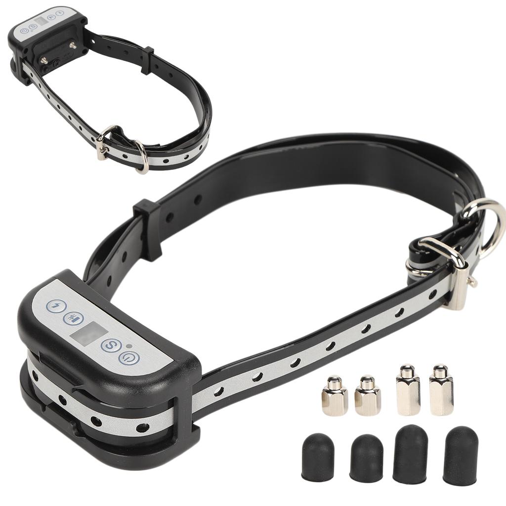 LED Adjustable Sensitivity Automatic Anti Bark Dog Training Collar to Stop Barking