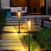 Солнечный светильник для газона, уличный светодиодный солнечный светильник для сада с автоматическим включением/выключением, светильник для дорожек с шипом для декора двора, патио, подъездной дорожки