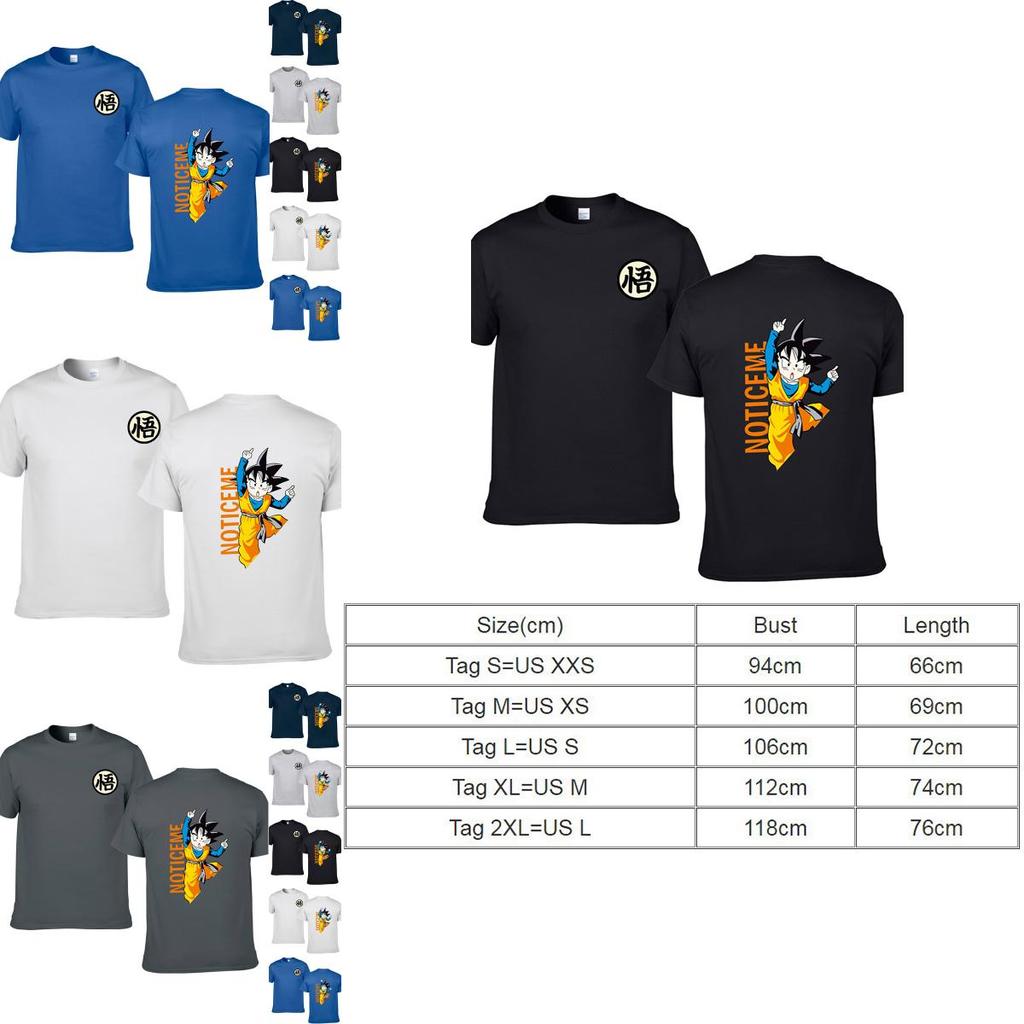 Anime Dragon Ball Z Goku Short Sleeve T-shirt With Premium Cotton Blend Material
