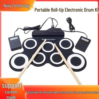 Портативная складная электронная ударная установка для начинающих и профессионалов с USB