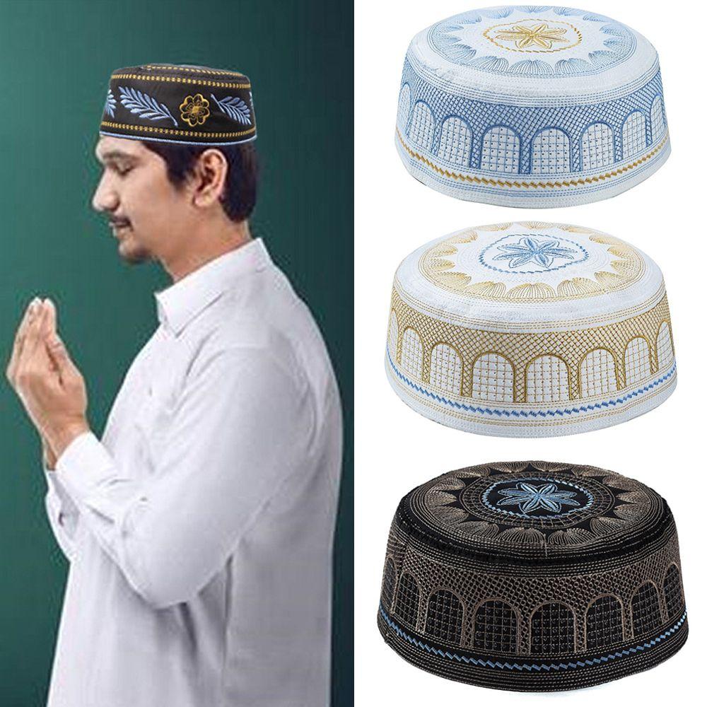 Fashion Saudi Arabian Cotton Prayer Hat India Caps Musliman Turban Muslim Hat
