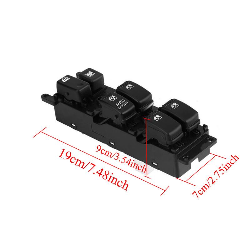 Fit For KIA RiO Hybrid 2006-2010 Front Left Driver Side Power Window Master Switch  Power Window Master Switch