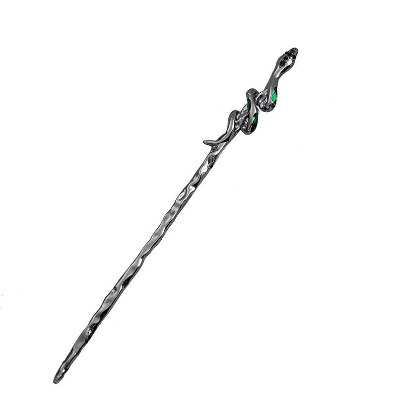 Национальный стиль Новая китайская заколка для волос Жидкий металл Бабочка Заколка Полумесяц Набор Бриллианты Винтаж Бамбуковые сочленения Кисточка Заколка для волос Прическа Заколка