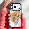 Милый котенок полосатый котенок Могги Чехол для телефона для iPhone 17 16 15 14 13 Pro Max Задняя крышка для 12 11 Pro Coque