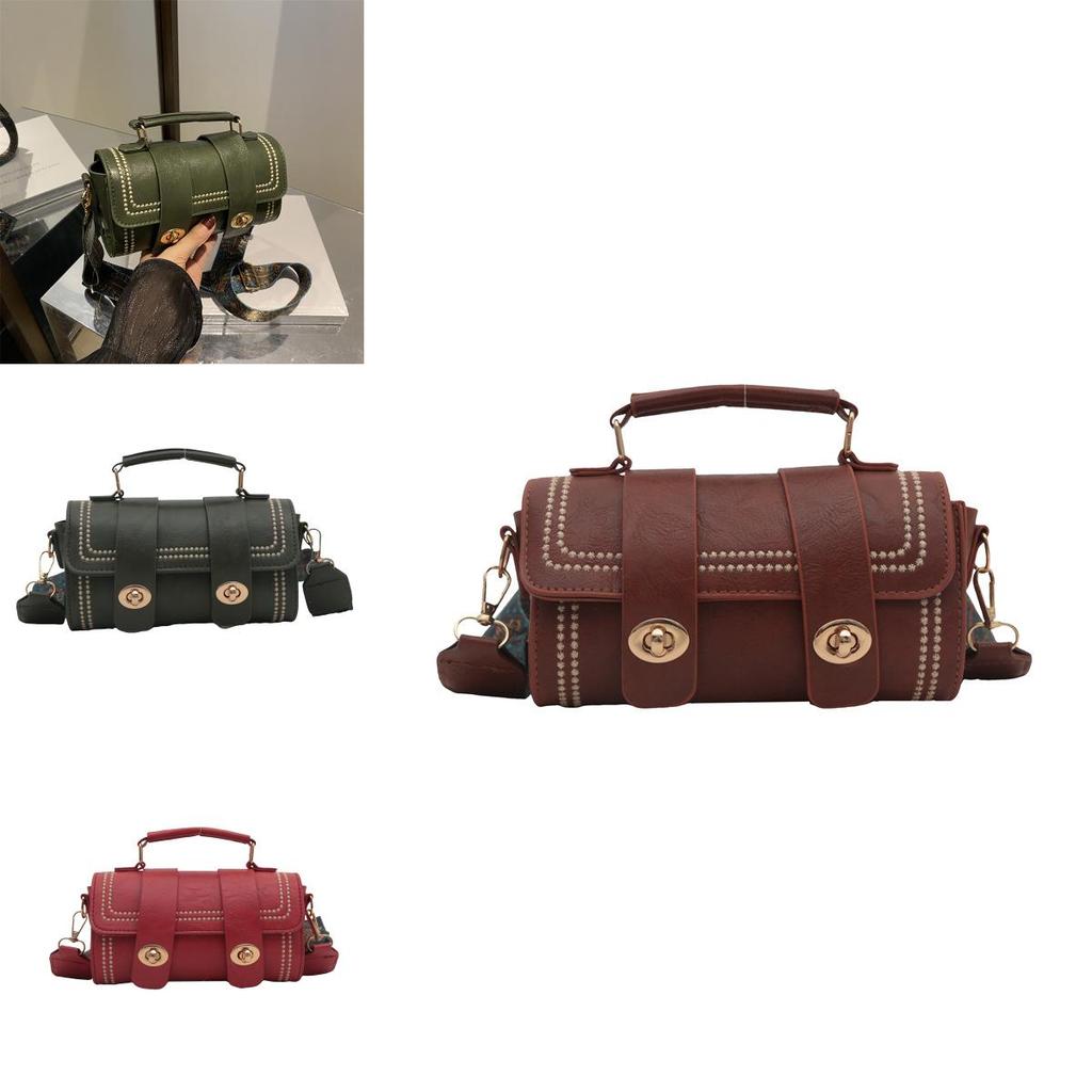 Маленькая прямоугольная сумка из полиуретана для женщин с застежкой-замком и карманом для смартфона для повседневного использования