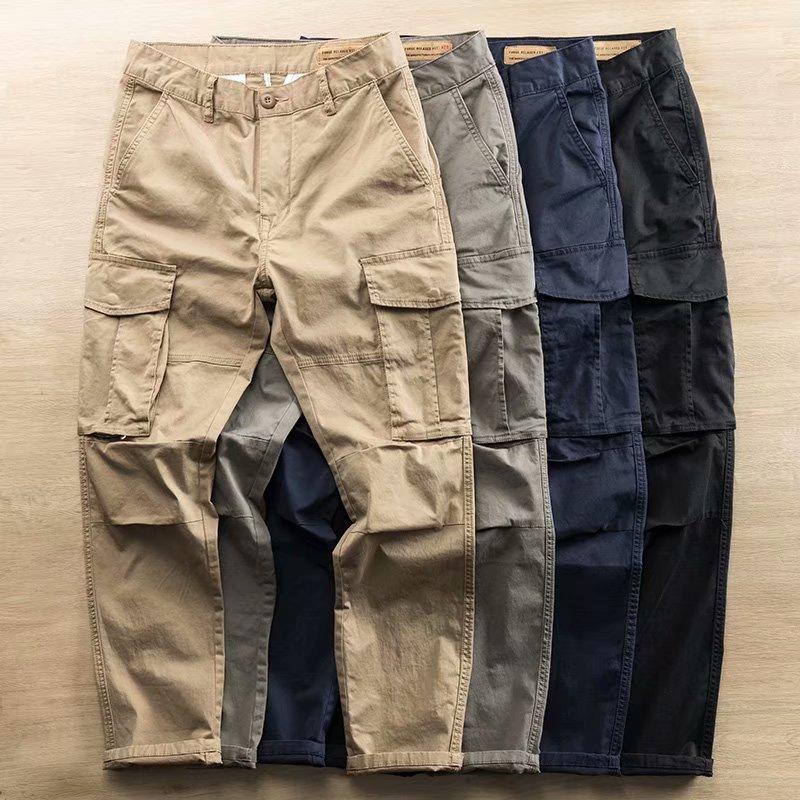 Men's Work Casual Pants Multi-pocket Cargo Pants