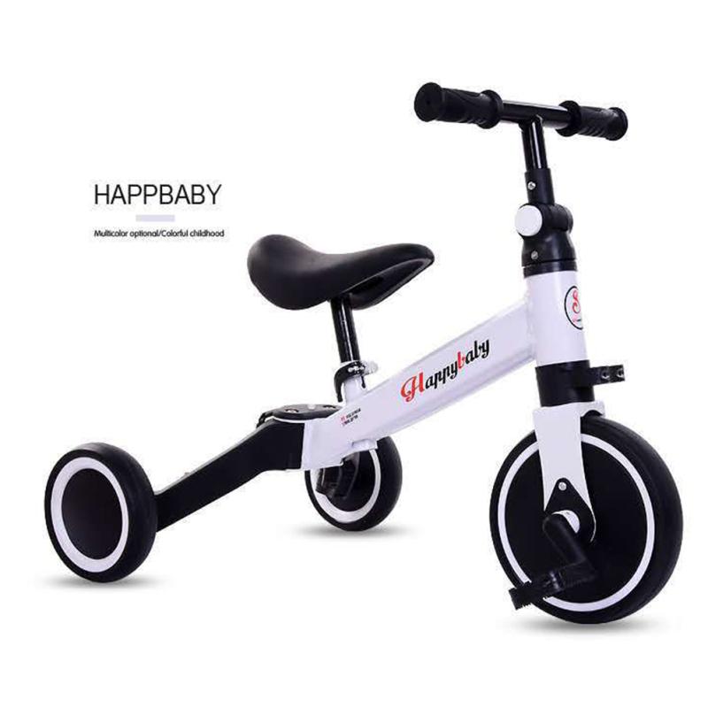 Балансировочный велосипед ZLJ для малышей в возрасте от 10 месяцев до 4 лет, трехколесный велосипед 5-в-1 для тренировки баланса