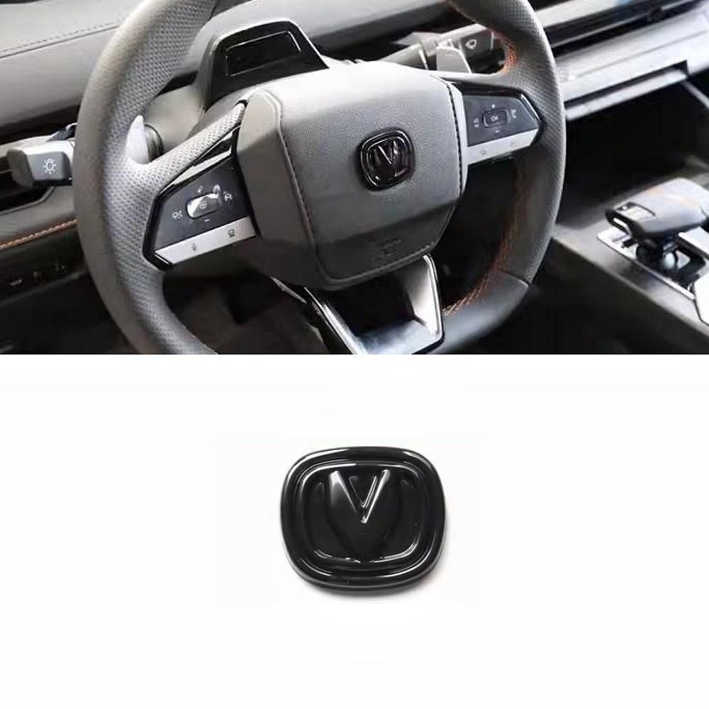Для Changan UNIV UNI-V 2023-2024 Автомобиль Рулевое колесо Логотип Передний задний логотип Колесо автомобиля Наклейка Декор Покрытие Отделка Аксессуары