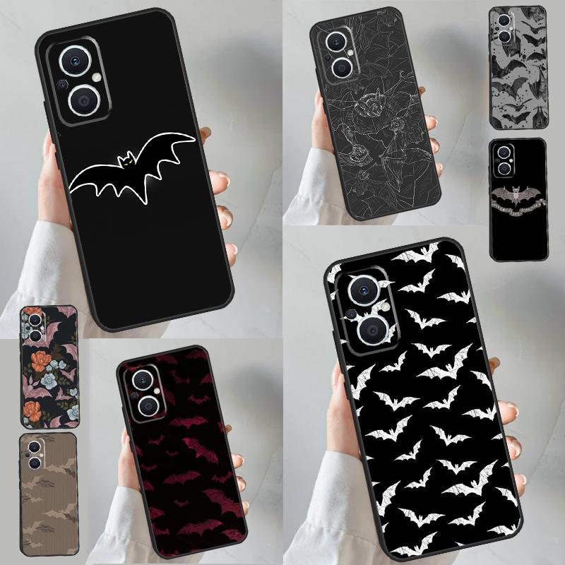 Goth Vampire Bat Gothic Case For OPPO Reno 4Z 5Z 8T 10 11 Pro 11F 5 6 7 8 Lite OPPO Find X5 X6 Pro X2 X3 Neo Cover