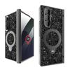 Luxury Diamond Crystal Magnetic Phone Case with Anti-privacy for Samsung Galaxy Z Fold 7 ZFold 6 PC Phone Case