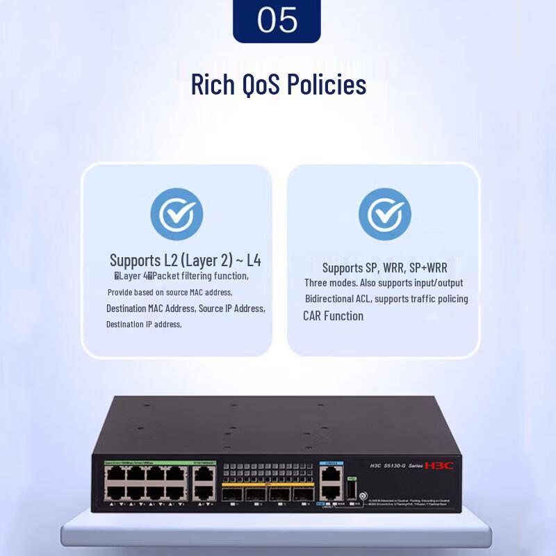 H3C S5130S-10T4X-EI-Q-G Managed 10G Network Switch