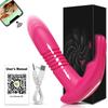 App Control Bluetooth Vibrator for Women Wearable Clitoris Stimulator G-spot Telescopic Dildo G Spot Female Masturbator Sex Toy