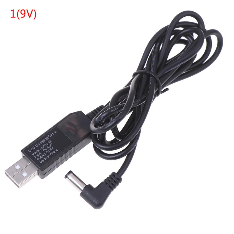 1 шт. Высококачественный USB DC 5 В в DC 9 В 12 В Повышающий Кабель с разъемом 2.1x5.5 мм Конвертер Провод