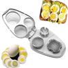 Multi-Egg Slicer 3 In 1 Eggs Slicer Cutter Wedging Eggs Slicer Multifunctional Stainless Steel Eggs Slicer Hard Boiled Eggs Slicer Tool