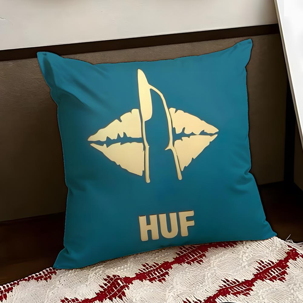 Brand HHuf Fashion Cushion Cover Reversible Soft Durable Pillow Cover Home Car MultiScene Use for Daily Comfort