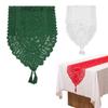 Christmas Long Table Runner Multi-size Lace Three-color Tablecloth Party Decoration Table Cover